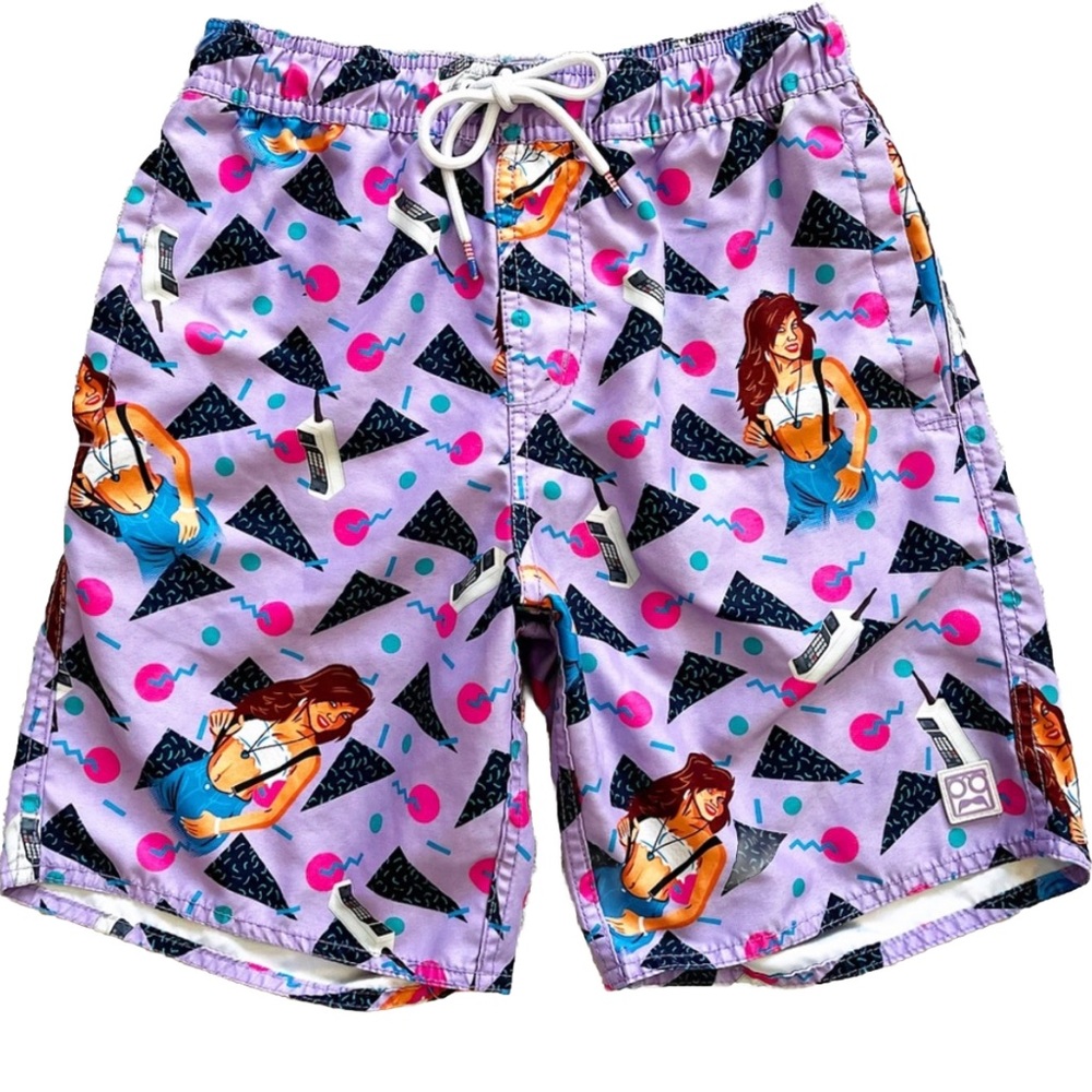 RSVLTS DARE MIGHTY THINGS SAVED BY THE BELL KAPOW SHORTS 90s Y2K TRENDY